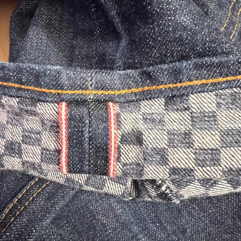 Scotch Soda Amsterdam Blauw Lot 22 Selvedge Dark Slim Fit Denim Jeans Mens 32x32 - Picture 13 of 16
